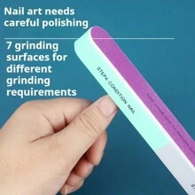 1 Nail Polishing Tool, 7 Surface Sanding Strips, Polishing Nail Files, 7 Types Of Gravel, Multi-Purpose Wiping, Silver Jewelry Polishing, Model Tool - Multicolor - View 3