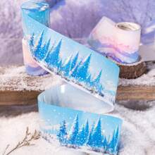 have a good day 1 Roll 2M Winter Theme Washi Tape, Retro Creative Aesthetic Stickers, DIY Decorative Collage Craft Supplies, Holiday Gift, Personalized Scrapbooking School Stationery