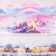 have a good day 1 Roll 2M Winter Theme Washi Tape, Retro Creative Aesthetic Stickers, DIY Decorative Collage Craft Supplies, Holiday Gift, Personalized Scrapbooking School Stationery