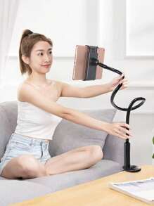 1 Giá đỡ điện thoại để bàn xoay 360 °, Giá đỡ điện thoại, Giá đỡ điện thoại dạng xoắn ốc, Thích hợp cho mọi điện thoại và máy tính bảng, Là trợ thủ đắc lực cho việc học tập, phát trực tiếp và xem phim, Giải phóng đôi tay - Nhiều màu - Xem 12