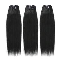10A Straight Bundles Human Hair Unprocessed Brazilian Virgin Straight Human Hair Natural Black Hair Extensions 1 Bundle