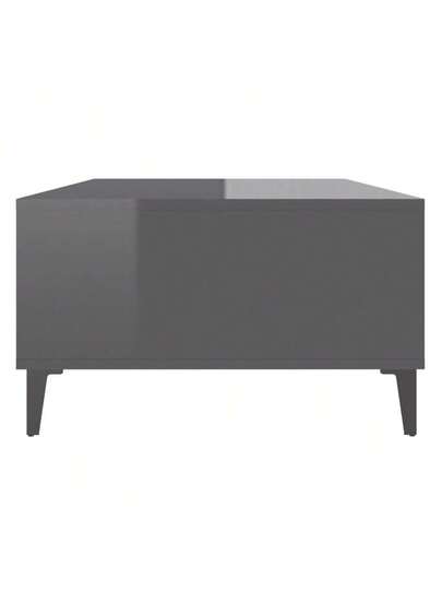 VidaXL Coffee Tafel 103.5x60x35 Cm Processed Wood High Gloss Grijs view 6