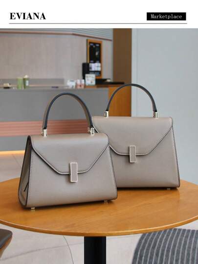 Bolso de mano pequeño y único diseño mujer 2025, bolso de hombro con textura de alta gama y patrón de pliegue a mano, bolso versátil para oficina y diario para damas, bolso cuadrado pequeño y estructurado Kelsey, bolso cruzado elegante para fiestas