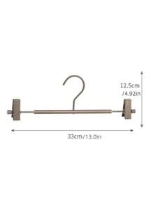5/10/20pcs Aluminum Pants Hangers, Household Trouser Clips, Clothes Rack For Wardrobe, Rust-Resistant & Windproof