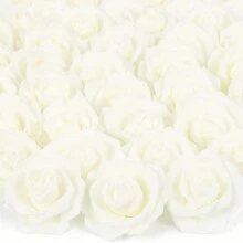 10/20/50/100pcs Artificial Flowers - Foam Rose Head, Fake Plant, Home, Dining Room, Living Room, Outdoor Garden Decoration, Autumn, Spring, Vase, Flower Wall, Wreath, Bridal Bouquet, Wedding Decoration, DIY Wreath Materials, Birthday Party Decoration Materials, Valentine's Day, New Year Gifts Graduation