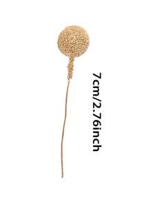 20 Stücke goldene künstliche Beeren und Blumenzweige, DIY-Material und Zubehör, geeignet für Hochzeitsgänge, Tischdekoration, Sträuße, Girlanden, Weihnachtsbaumschmuck und Ansteckblumen - Gold - Übersicht 4