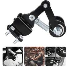 Motorcycle Chain Adjuster Tensioner Sprocket Parts Tools 4 Wheeler Motorized Bike Universal Guide With Guide Wheels Bike - Black - View 1