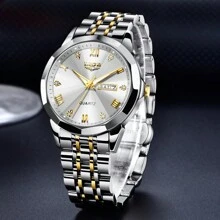 LIGE LIGE Moda Leve Luxo Simples Feminino Relógio de Negócios Sol e Lua Mostrador Ponteiro de Horas Relógio Luminoso Vida À Prova D'Água