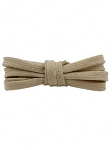 Classic Versatile Double-Layer Polyester Flat Shoelaces, Suitable For Casual Shoes, Sports Shoes, Sneakers