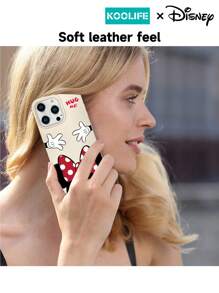 1 pièce Étui de protection en PU Koolife avec design câlin, compatible et fin pour iPhone Apple 16/16 Pro Max/16 Pro/16/15/15 Pro/15 Pro Max/15 Plus/14/13/12/11 - Blanc - Voir 6