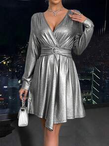 Nowa lśniąca diamentowa sukienka na imprezę