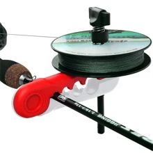 Topline Tackle 4pcs/Set Portable Fishing Line Reel Spooler,Adjustable Swivel Line Spools Winder Reel For Fishing Pole, Bait Casting Reel, Carp Fishing Gear - Red - View 5