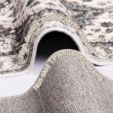 Farmhouse Kitchen Mats For Floor 3 Piece Set,Floral Kitchen Rugs Non Slip Washable Kitchen Rug Set,Soft Kitchen Rugs And Mats,Kitchen Area Rug Floor Mat For Hallways Kitchen Laundry - Xám - Xem 4
