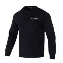 Skechers Thermisch gefütterter Rundhals-Sweatshirt, warm & bequem für Outdoor-Aktivitäten, lässige Passform für Stadt-Pendeln & Reisen, weicher Lässig-Pullover FHL123M017-0018