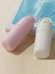 1 件便携式旅行漱口杯、牙刷架杯、创意牙刷杯