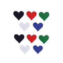 1/5/10/24Pcs Heart Iron On Patches, Cute Embroidered Applique Iron On/Sew On Patches For Clothing, Jackets, Hats,Backpacks, Jeans - Heart shape - View 30