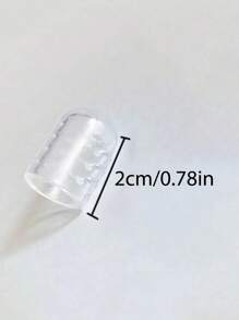 2/10/20/30/50/100 pezzi Protezione per le dita dei piedi in silicone traspirante, separatore e cuscinetto per le dita dei piedi, copridita in silicone, traspirante, assorbente, anti-attrito, trasparente, impermeabile, resistente agli urti, adatto sia per uomo che per donna