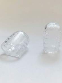 2/10/20/30/50/100 pezzi Protezione per le dita dei piedi in silicone traspirante, separatore e cuscinetto per le dita dei piedi, copridita in silicone, traspirante, assorbente, anti-attrito, trasparente, impermeabile, resistente agli urti, adatto sia per uomo che per donna