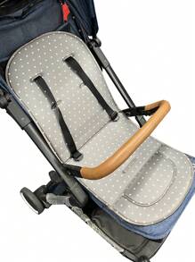 1pc Thick Cartoon Baby Stroller Seat Cushion, Abrasion-Resistant, Suitable For Daily Stroller Use