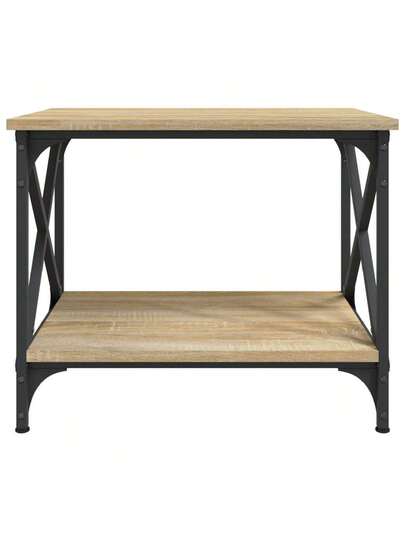 VidaXL Side Tafel 55x38x45 Cm Processed Wood Sonoma Oak view 4