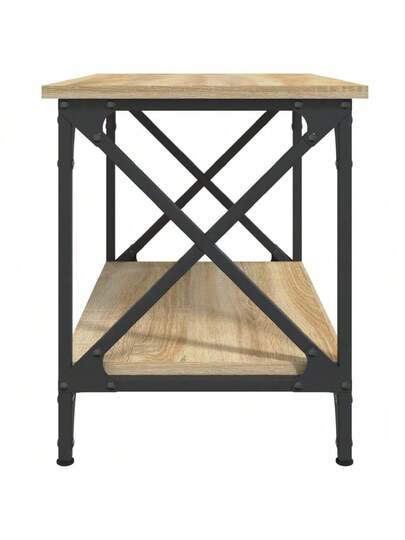 VidaXL Side Tafel 55x38x45 Cm Processed Wood Sonoma Oak view 5