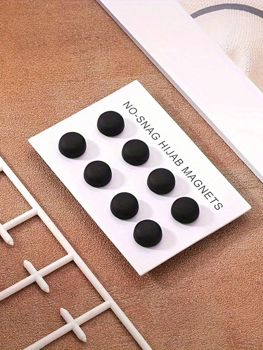 8pcs Women Scarf Magnetic Clasps, Shawl Clips, Collar Clips (No Card, No Box)