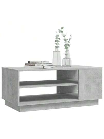 VidaXL Coffee Tafel 102x55x43 Cm Processed Wood Concrete Grijs view 4