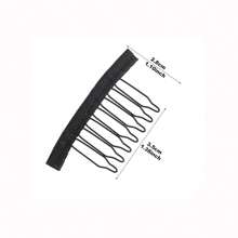 36pcs Wig Accessories Stainless Steel Wig Combs Black Color Wig Making Combs And Clips For Wig Cap - Black - View 3