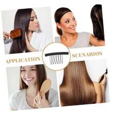 36pcs Wig Accessories Stainless Steel Wig Combs Black Color Wig Making Combs And Clips For Wig Cap - Black - View 5