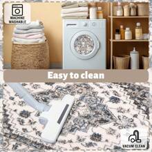 Farmhouse Kitchen Mats For Floor 3 Piece Set,Floral Kitchen Rugs Non Slip Washable Kitchen Rug Set,Soft Kitchen Rugs And Mats,Kitchen Area Rug Floor Mat For Hallways Kitchen Laundry - Xám - Xem 5