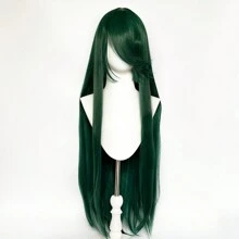 40 Inch/100cm/1 Meter Super Long Straight Wig With Bangs Synthetic Hair Wig, 100cm Extra Long Straight Synthetic Wig Suitable For Daily Use Universal Natural Cosplay Wigs And DIY For Christmas Event Costume Party
