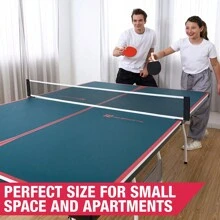 Mid Size Table Tennis, 15mm, 4 Piece, Pong Table, By MD Sports - 1 - View 1