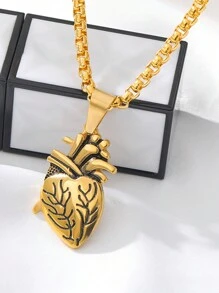 2 Stücke modische Paar Herz-zu-Herz Anhänger Halsketten, Edelstahl, luxuriöses klassisches Design, speziell für Paar zum Valentinstag, geeignet für Dates, Verlobungsgeschenk, Mutter, Muttertag, Geschenk