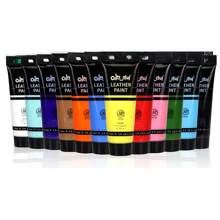 Peinture acrylique pour cuir pour la peinture de chaussures - 12 couleurs de peinture pour cuir pour la décoration de sacs et de portefeuilles, l'entretien des vestes en cuir, les artisanats DIY et la personnalisation de projets en cuir, (75 ml, 2,5 oz), 12 couleurs de peinture acrylique pour cuir, 12 ml (0,4 oz), 18/36 couleurs de peinture acrylique pour cuir, 30 ml (1,01 oz)