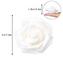 10/20/50/100pcs Artificial Flowers - Foam Rose Head, Fake Plant, Home, Dining Room, Living Room, Outdoor Garden Decoration, Autumn, Spring, Vase, Flower Wall, Wreath, Bridal Bouquet, Wedding Decoration, DIY Wreath Materials, Birthday Party Decoration Materials, Valentine's Day, New Year Gifts Graduation