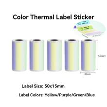 Mini Thermal Printer Sticker Paper, Mini Printer Sticker Paper 57 X 25mm, Mini Pocket Printer Sticker Paper For Instant Camera, Instant Camera Refill Mini Printer Paper Back To School - 57mmx25mm Thermal Paper - View 27