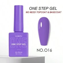 3-in-1 Gel in einem Schritt (ohne Top- und Basislack erforderlich) 27 Farben Serie 15ml Gel-Nagellack Set mit Herbstglanz Finish, halbpermanent, Glitzer, Pailletten Nagellack Set Kit, Softening UV-Lack für Maniküre, Nageldesign, einfarbig in einer Flasche