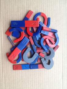 Magnet Lab Kit. Student Science Lab Physics Class Lab Supplies With Compass. Student Fun Learning Kit Teaching Magnet Set. Physics Experiment Equipment. Magnet Teaching Magnet Set [Wheel Style Color Random] - Many - View 3