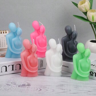 1 件情人节情侣拥抱香薰蜡烛、家居装饰、香氛饰品