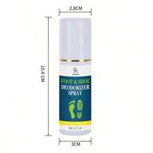 Foot And Shoe Deodorization Spray - Aloe Maceration, Hypoallergenic, Peppermint And Lemon Fragrance, Odor Control And Sweat Relief