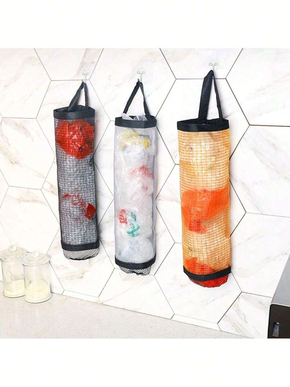 OMZGXGOD Organizador de baño para juguetes de bañera, almacenamiento de juguetes de baño con varios bolsillos, red de juguetes de baño con 4 ganchos autoadhesivos