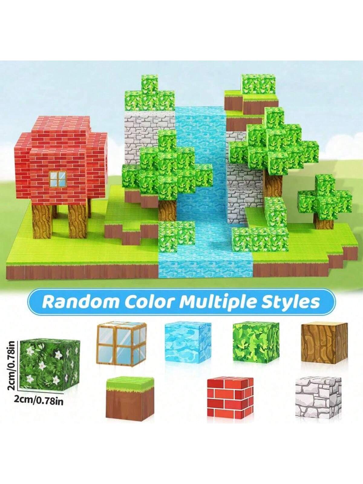 مجموعة مكعبات البناء المغناطيسية - مكعبات استشعاري...