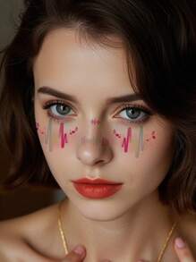 12 piezas de tatuajes temporales de stickers para festivales de música - Stickers de maquillaje para ojos y rostro para fiestas navideñas de mujeres, adecuados para festivales de música y fiestas diarias y accesorios festivos, stickers de rubor en polvo para rostro, dulces y lindos