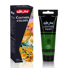 Peinture acrylique pour cuir pour la peinture de chaussures - 12 couleurs de peinture pour cuir pour la décoration de sacs et de portefeuilles, l'entretien des vestes en cuir, les artisanats DIY et la personnalisation de projets en cuir, (75 ml, 2,5 oz), 12 couleurs de peinture acrylique pour cuir, 12 ml (0,4 oz), 18/36 couleurs de peinture acrylique pour cuir, 30 ml (1,01 oz)