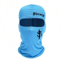 2pcs/1pc Letter And Dollar Print Ski Mask Balaclava Face Mask For Men Women UV Protection Windproof Scarf For Snowboard Motorcycle