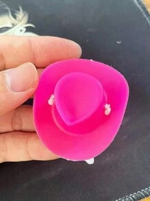 1 pieza Decoración de sombrero creativo con diseño de pollito, estilo de color aleatorio con loro, oso de peluche, serpiente mascota, pájaro, lagarto, rana, sombrero de pollo