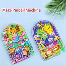 5pcs/10pcs Cartoon Handheld Pinball Maze Game, Interesting Maze Toy, Party Game, Birthday Gift, Suitable As Party Favor,Back To School - Multicolor - View 10