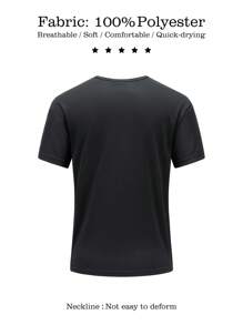 Customize A Fun T-Shirt And Choose 6 Images You Like With Text,Birthday Gifts, Christmas Gifts, Valentine's Day Gifts, Anniversaries - Black - View 4