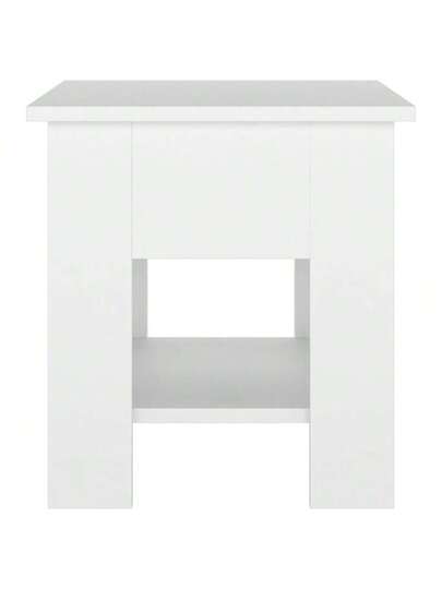 VidaXL Coffee Tafel 40x40x42 Cm Processed Wood Wit view 5