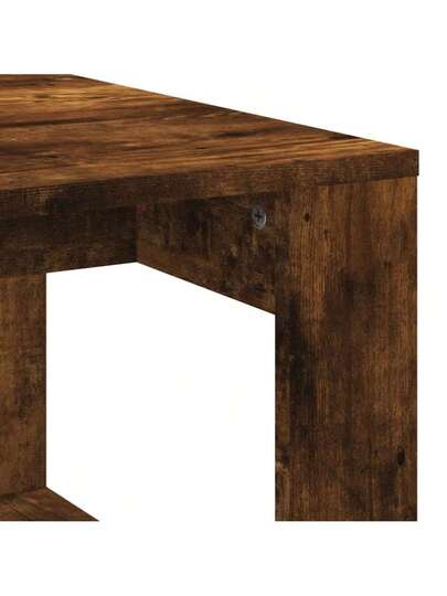 VidaXL Coffee Tafel 102x50x35 Cm Processed Wood Smoked Oak view 7